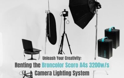 Unleash Your Creativity: Renting the Broncolor Scoro A4s 3200w/s Camera Lighting System